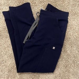 Navy Fig scrub bottom. Womens XS